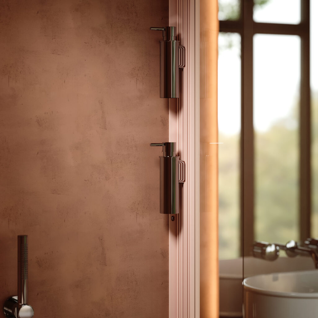 Oltre: integrated shower system and Cesana design