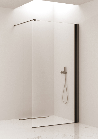 Oltre: integrated shower system and Cesana design