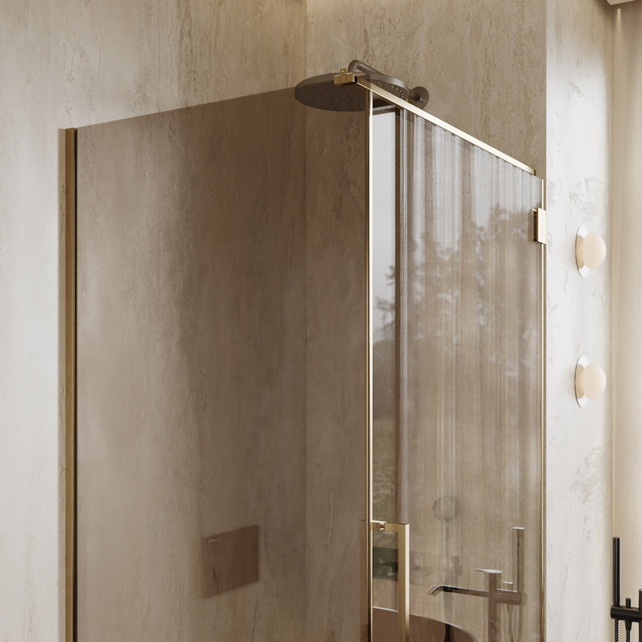 Michelangelo: prestigious shower enclosures by Cesana